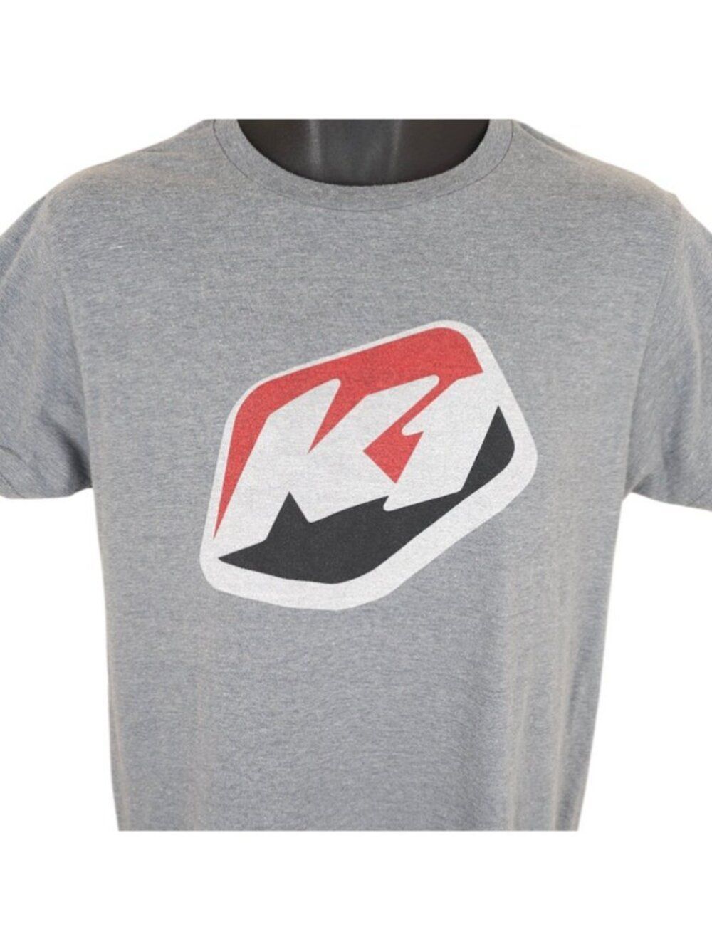 K1 Racing T Shirt Mens Size Medium Gray Go Kart Racing Made In USA